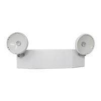Emergency Light: LED, UL 924, 3 W Lamp Watt, 120/277V AC, 12 W Emergency Watt, Surface, White, Steel (MPN LASER-LM-P2). Key specifications — Environmental Rating: UL 924; Remote Capable: Yes; Adjustable Lamp Heads: Yes; Brand: BIG BEAM; Standards: UL Listed; Series: Laser; Features: Lock Out (Automatic Battery Connect); Housing Color: White.