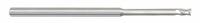 APPROVED VENDOR Corner Chamfer End Mill: Carbide, 4 Flute, 3/64" Mill Dia, 3/32" LOC, 0.003" Chf (MPN 251-004040)