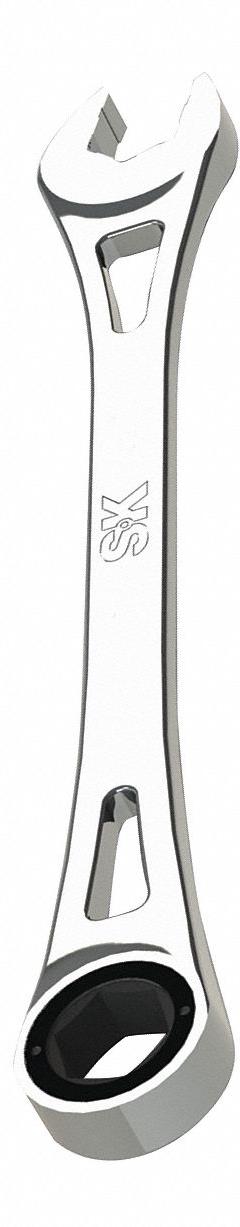 SK PROFESSIONAL TOOLS Combination Wrench: Alloy Steel, Chrome, 5/8 in Head Size, 9 3/8 in Overall Lg (MPN 80042). Key specifications — attr309600: 5/8 in; attr309611: Chrome; attr309610: Alloy Steel; attr309604: No; attr309612: No; attr309613: No; attr309615: No; attr324932: SK PROFESSIONAL TOOLS.