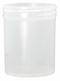 QORPAK Jar: Polypropylene, 1 fl oz, 38 mm Body Dia, 43-400 mm Screw Closure Size, 41 mm Ht, Round (MPN PLA-03342). Key specifications — Brand: QORPAK; Clarity: Translucent; Closure Included: No; Pre-Cleaned: None.