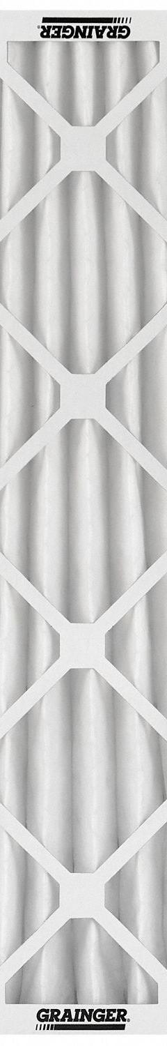PLEATED FILTER (MPN 148-804-500). Key specifications — Media Material: Synthetic; Brand: GRAINGER; Frame or Header Material: Beverage Board.