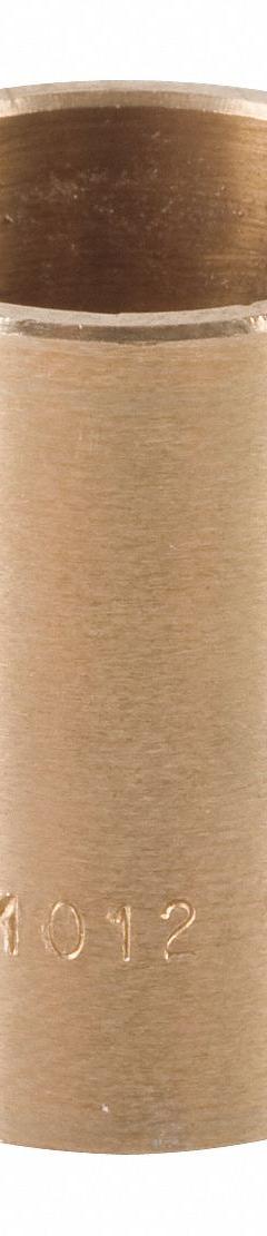BUNTING BEARINGS Sleeve Bearing: Bronze, 7/16 in Bore, 5/8 in OD, 1 1/2 in Lg, -450°F to 500°F, 3 PK (MPN CB071012). Key specifications — Brand: BUNTING BEARINGS.