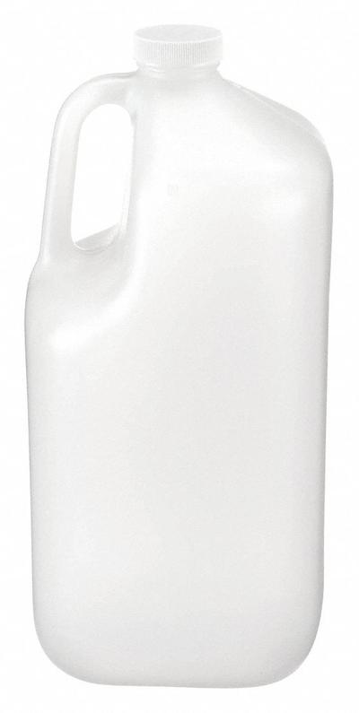 APPROVED VENDOR Jug: 3.79 L, 1 gal, HDPE, 137 mm x 135 mm x 295 mm, Screw On Cap, White - Shouldered Neck Jugs & Carboys