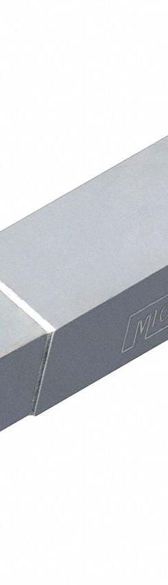 MICRO 100 Single-Point Tool Bit: GS Tool Bit Style, 3/4 in Shank Wd, 3/8 in Shank Ht, Carbide, Zinc (MPN GS-022F)