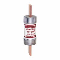 MERSEN Fuse: Class K5, OT Series, Fast-Acting, 350 A, 250 V AC, 250 V DC, Non-Indicating (MPN OT350). Key specifications — Series: OT; Brand: MERSEN; Manufacturer Part Number: OT350.