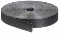 RIP-TIE Hook-and-Loop Cable Tie Roll: 75 ft Lg, 0.5 in Wd, 18 lb Tensile Strength, Black, Polyester (MPN G-05-075-BK). Key specifications — Color: Black; Material: Polyester; Brand: RIP-TIE.
