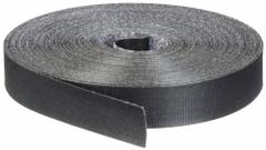 RIP-TIE Hook-and-Loop Cable Tie Roll: 75 ft Lg, 0.5 in Wd, 18 lb Tensile Strength, Black, Polyester (MPN G-05-075-BK). Key specifications — Color: Black; Material: Polyester; Brand: RIP-TIE.