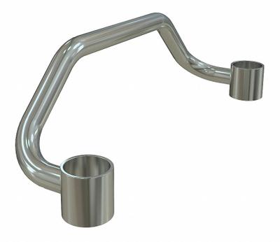 METRO Easy Grip Handle: MetroMax Shelving, 24 1/2 in x 6 1/4 in x 6 1/4 in - Push Handles for Wire Shelving