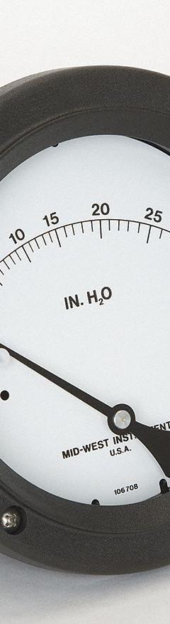 MIDWEST INSTRUMENT Differential Pressure Gauge: Back, 1/4 in NPT Female, ±3-2-3% Gauge Accuracy, 142 (MPN 142-SC-00-OO-30H). Key specifications — Sensor Type: Diaphragm; Series: 142; Housing Material: 316 Stainless Steel; Certificate of Calibration: Not Included; Gauge Accuracy: ±3-2-3%.