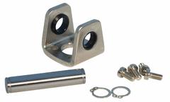 SPEEDAIRE Single Rear Clevis: Flange Mount Type, Fits 25 mm Bore Dia, Aluminum, 5VDA4 to 5TJF7 (MPN NCG-C025). Key specifications — attr947439: NCG-C025; attr947448: Aluminum; attr1171502: Single Clevis Bracket.
