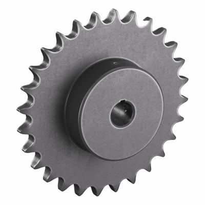 TRITAN Roller Chain Sprocket: 80, For 1 in Chain Pitch, 1 3/16 in Bore Dia, 28 Teeth - Size 80 Fixed-Bore Roller Chain Sprockets
