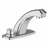 SLOAN Bathroom Sensor Faucet: Optima, Brass, Chrome Finish, Single-Post, Battery, Back-Check Tee (MPN EBF-187-4-BAT-TEE-CP-0.5GPM-MLM-IR-FCT). Key specifications — Brand: SLOAN; Includes: Quick Connect Fittings; Series: Optima.