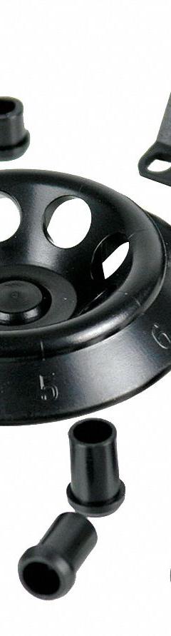 GLOBE SCIENTIFIC Rotor Adapters: Microcentrifuges, Rotor Adapters, 1/2 mL Capacity, Black (MPN GCM-AD5). Key specifications — Color: Black; Compatible with Product Type: Microcentrifuges; Brand: GLOBE SCIENTIFIC.