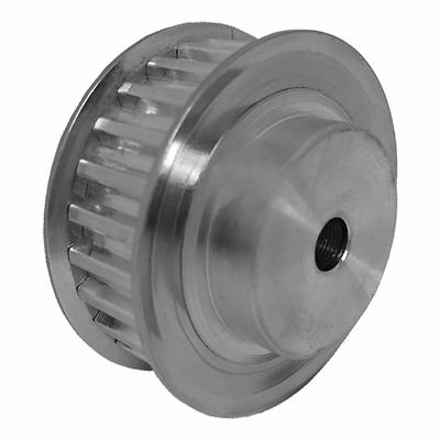 Dayton Timing Pulley: Trapezoidal, Plain, For T5 Timing Belt Section, For 10 mm Belt Wd - T5 Section Timing Belt Pulleys