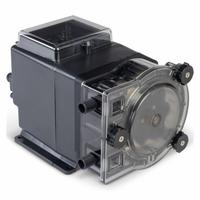 STENNER Peristaltic Chemical Metering Pump: 120V AC, 1/16 hp HP, 150 gpd Max. Flow Rate, Santoprene (MPN S445X). Key specifications — Tubing Material: Santoprene; Brand: STENNER; Reproducibility: ±2.0%.