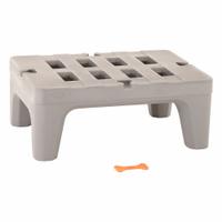 METRO Dunnage Rack: Assembled, 12 in x 22 in x 30 in, Polymer, 1,500 lb Load Capacity, Gray (MPN HP2230PD). Key specifications — Finish: Natural; Color: Gray; Brand: METRO; Material: Polymer; Assembled: Assembled; Bow-Tie Compatible: Yes; Included: Modular Connector.