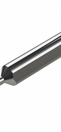 MICRO 100 Grooving Tool: 0.1875 in Shank Dia., Right Hand, 2.000 in Overall Lg (MPN QMFR-015-750-100)