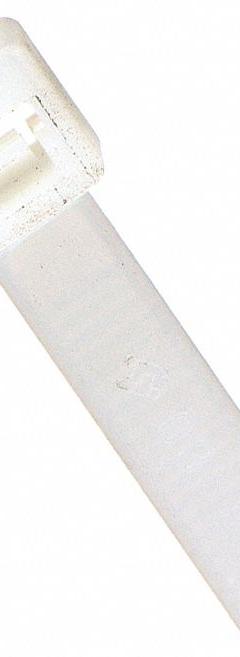 GRAINGER Cable Tie: 14 1/2 in Nominal Lg, 4 in Nominal Max. Bundle Dia., 0.3 in Wd, Natural, 100 PK (MPN 36J165). Key specifications — Outdoor Use: No; Color: Natural; Brand: GRAINGER.