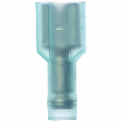 3M Wire Disconnect: Female Socket, Blue, Nylon, Full Coverage - Fully Insulated Quick Disconnects