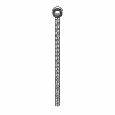 KEN FORGING Fixed Rod End: Stainless Steel, Plain, Right Hand, 3/8"-16 Thread Size - Stainless Steel Male Threaded Fixed Rod Ends