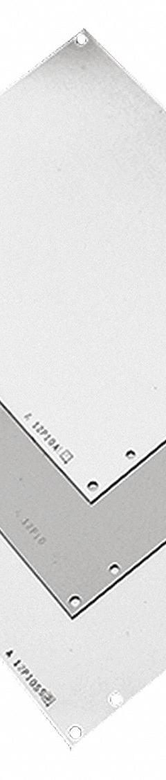 HOFFMAN Interior Panel: Back Panel Panel, 21 in Overall Ht, 21 in Overall Wd, Stainless Steel (MPN A24P24SS6). Key specifications — Panel Style: Back Panel; Brand: HOFFMAN; Finish: Brushed; Manufacturer Part Number: A24P24SS6; Material: Stainless Steel.