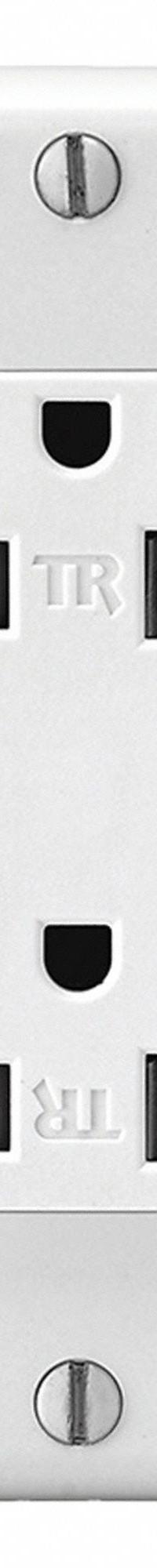 LEVITON Plugs and Receptacles: Duplex, 5-20, White, 125V AC, 20 A, 2 Pole / 3 Wire (MPN T5380-W)