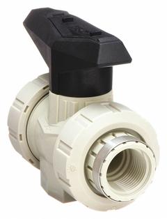 GF PIPING SYSTEMS Manual Two-Way Ball Valve: 2 in, Polypropylene, Straight, FNPT x FNPT, Two-Piece (MPN 167546337). Key specifications — Brand: GF PIPING SYSTEMS; Handle: Lever.