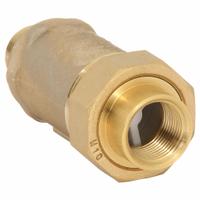 WILKINS Dual Check Valve: 700XL, 3/4 in Pipe Size, MNPT x FNPT, 25 gpm Flow Rate, 4.5 in Overall Lg (MPN 34MX34UF-700XL). Key specifications — Brand: WILKINS; Connection Type: MNPT x FNPT.