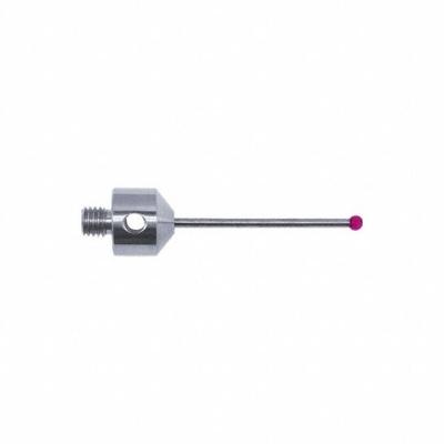 INSIZE M5 Stylus: CMM Straight Stylus, Ball, Straight, 0.236 in Ruby Ball Tip - Straight CMM Styli