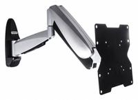 STANLEY TV Wall Mount: Wall, For 32 in to 55 in Screens, Max. 60 lb, 180° Swivel, 20° Down, 10° Up (MPN E0104751). Key specifications — Manufacturer Part Number: E0104751; Finish: Matte; Includes Mounting Hardware: Yes; Material: Steel; Mounting Location: Wall; Brand: STANLEY; Color: Black.
