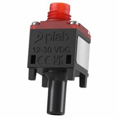 PIAB Vacuum Switch: VS4015 Series, 70 -kPa, 6 mm PNP/NPN Port, M8 3-Pin Male Connector, 24V DC (MPN 01.10.247). Key specifications — attr124221: 01.10.247; attr124227: VS4015; attr124234: PNP Output/NPN Output; attr124235: 24V DC.