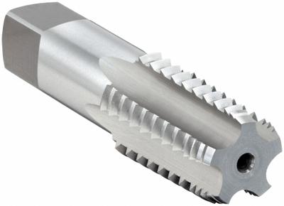 OSG Pipe and Conduit Thread Tap: 3/8"-18 NPT/ANPT, 5 Flute, Interrupted Thread - Interrupted-Thread Pipe Taps