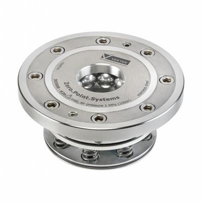 VEKTEK Zero Point Installation Clamping Module: KP10 Nominal Size, Pneumatic Opening - Zero Point System Installation Clamping Modules