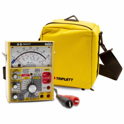 TRIPLETT Analog Multimeter: 600 V Max AC Volt Measurement - Analog Multimeters