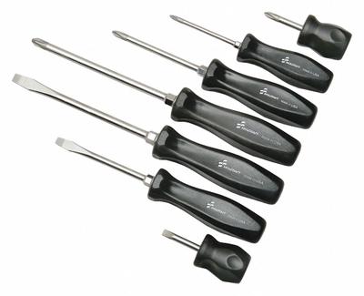 ABILITY ONE Integrated Hex Bolster Screwdriver Set: 1-10 Pieces, 7 Pieces - General Purpose Screwdriver Sets