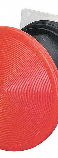 SCHNEIDER Mushroom Head Push Button: Red, 30 mm Mounting Size, Non-Metallic, Momentary (MPN 9001SKR25R). Key specifications — Brand: SCHNEIDER; Action: Momentary; Series: 9001SK; Push Button Material Type: Non-Metallic.