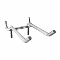 APPROVED VENDOR Double Straight Hook, 3 in: 1/4 in Peg Hole, For 1 in Pegboard Hole Spacing, 10 PK (MPN 787CX8). Key specifications — Finish: Zinc Plated; Color: Silver; Locking System: Hanging; Mounting Type: Surface; Material: Steel; Brand: APPROVED VENDOR.