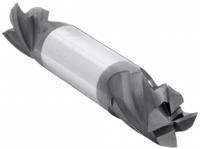 APPROVED VENDOR Square End Mill: Carbide, AlTiN Coated, Double End, 4 Flute, 1/2" Mill Dia, 5/8" LOC (MPN 236-001124)