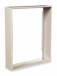 DAYTON Mounting Frame: Surface, For 5ZK64/5ZK66/5ZK68/5ZK70, 12-1/2 in x 10-1/2 in, Fits All kW (MPN 5ZK72). Key specifications — Color: White; Mounting Type: Surface; Product Type: Mounting Frame; For Use With: 5ZK68; Includes: Installation Instructions; Brand: DAYTON; Fits kW: All; Outside Dimensions - H x W: 12-1/2 in x 10-1/2 in.