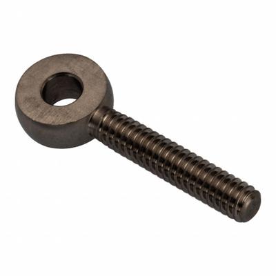 AMPG Fixed Rod End: Stainless Steel, Black Oxide, 1 1/2 in Hole Center-to-End Lg - Stainless Steel Male Threaded Fixed Rod Ends