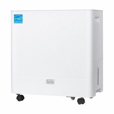BLACK & DECKER Portable Dehumidifier: BDM22WCDA, Std Refrigerant, R-32 - Office & Room Portable Dehumidifiers