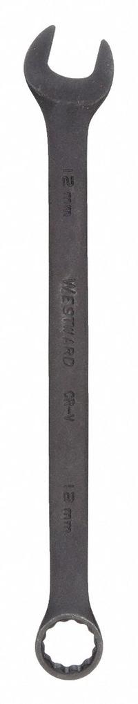 WESTWARD Combination Wrench: Alloy Steel, Black Oxide, 9/16 in Head Size, 7 3/4 in Overall Lg (MPN 1EYH4). Key specifications — attr309539: 9/16 in; attr309567: No; attr324930: WESTWARD.