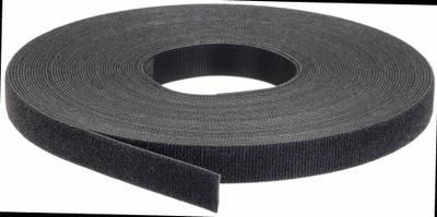 RIP-TIE Hook-and-Loop Cable Tie Roll: 75 ft Lg, 0.38 in Wd, 50 lb Tensile Strength - Cut to Length Hook-and-Loop Cable Tie Rolls