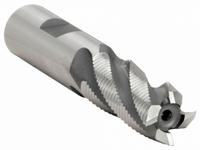 OSG Roughing End Mill: Cobalt, 4 Flute, Fine Pitch, 3/4" Mill Dia, 3" LOC, 5-1/4" OAL (MPN 4501100)