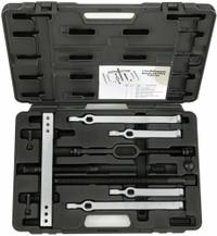 OTC Puller Set: 7 in – 11 in Jaw Spread, 9 in Jaw Reach, 0.35 Jaw Thick, 7 ton Pulling Capacity (MPN 4532). Key specifications — attr663993: OTC; attr924203: Standard.