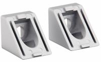 Angle Connector 45°: 45° Angle Connector, 45 Series, 54 mm x 45 mm x 45 mm, For 10 mm Slot Wd, 2 PK (MPN 093WS45245N10). Key specifications — Material: Aluminum; Brand: FATH INC.; Finish: Powder-Coated.