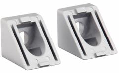 Angle Connector 45°: 45° Angle Connector, 45 Series, 54 mm x 45 mm x 45 mm, For 10 mm Slot Wd, 2 PK (MPN 093WS45245N10). Key specifications — Material: Aluminum; Brand: FATH INC.; Finish: Powder-Coated.