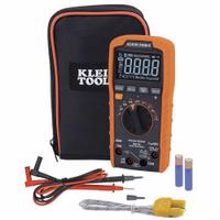 KLEIN TOOLS Digital Multimeter: TRMS, CAT III 1000V/CAT IV 600V, 1,000 V Max AC Volt Measurement (MPN MM720). Key specifications — Instrument Counts: 6,000; Brand: KLEIN TOOLS; Calibration Certificate Included: Not Included.