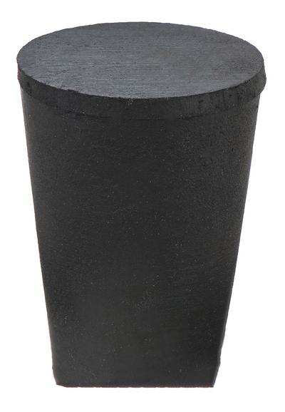 APPROVED VENDOR Stopper: SBR Rubber, 1 Stopper Size, 14 mm Bottom Dia, 19 mm Top Dia, 25 mm Overall Ht - Rubber Stoppers