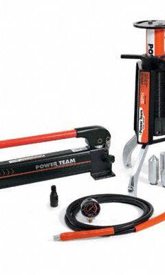 POSI LOCK Hydraulic Ram Puller: 25 ton Capacity with Attachments, 25 ton Cylinder Nominal Capacity (MPN PTPHC-113). Key specifications — attr98874: POSI LOCK; attr96739: Male Coupler with Dust Cap; attr1177737: Two Speed Manually Operated Pump.